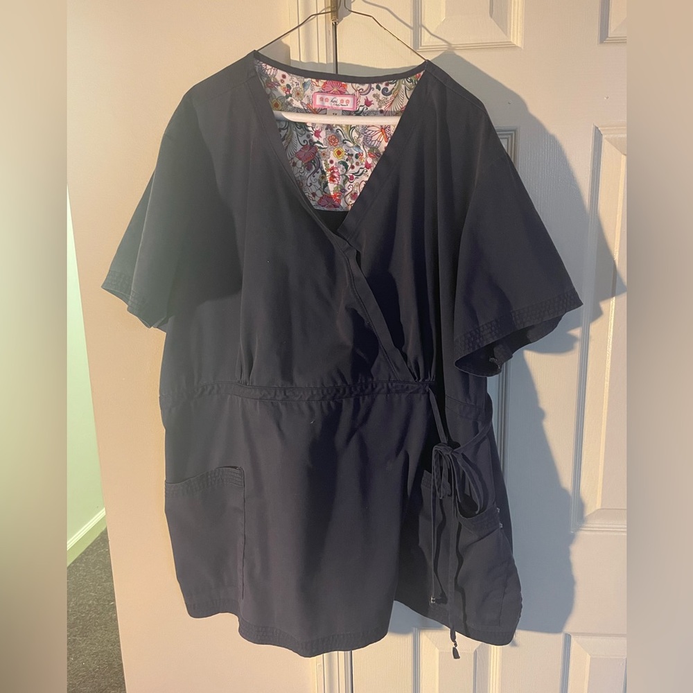 Koi Navy Scrub set Plus size Shirt 5XL & Pants 4XL